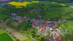 Luftbild des Ortes Wahlshausen